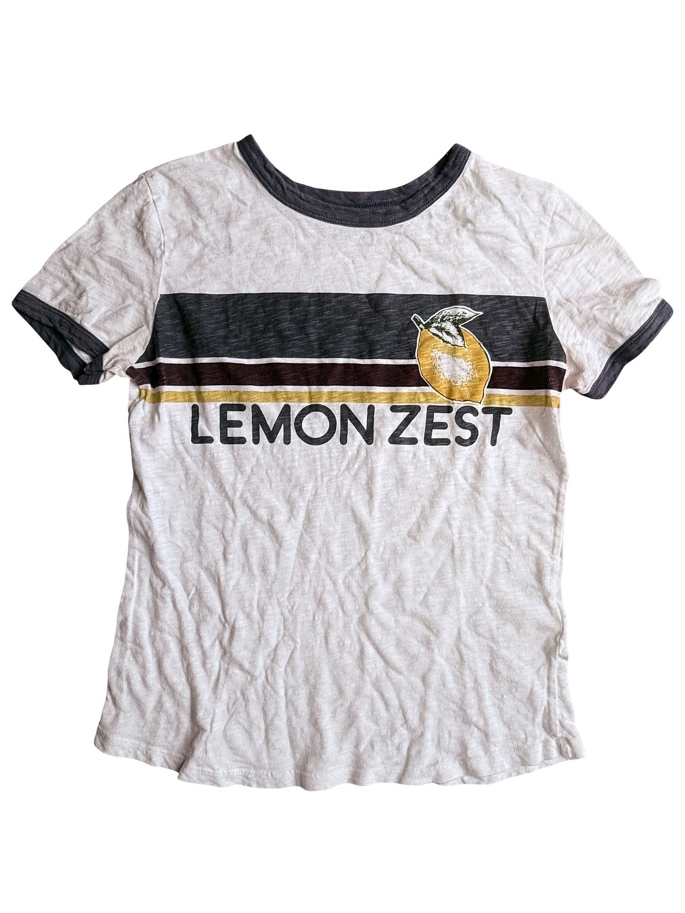 XS Graphic Lemon Summer Graphic Shirt